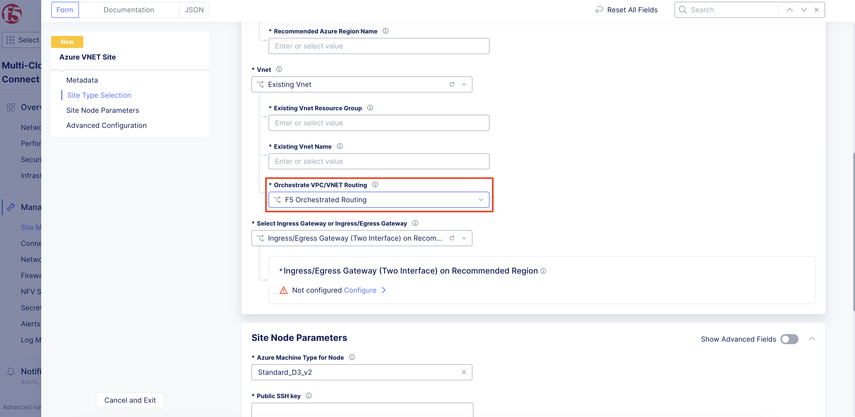 Figure: Routing Type Orchestration